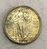 1919 United States Dollar "Standing Liberty Quarter" Stars Below Eagle; Variety 2 Silver Plated Coin