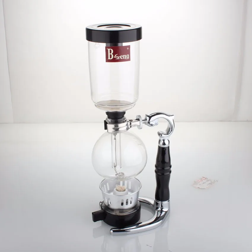 High Quality 5 Cups Siphon Espresso Compatible Coffee Machine Belgium Syphon Coffee Maker Coffee