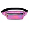 Latest Hot Sale Cheap Laser Fanny Pack Sport Waist Bag Travel Pocket Fanny Sling Running Belt Pack With Adjustable Band