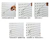 Metal Chrome scan hook pegboard hooks wire hooks