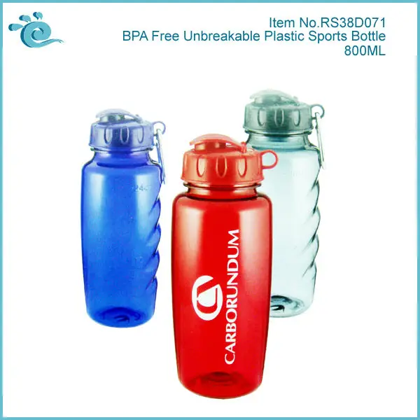 800ml Unbreakable Plastic Water Bottle Bpa Free - Buy Bpa Free Empty ...