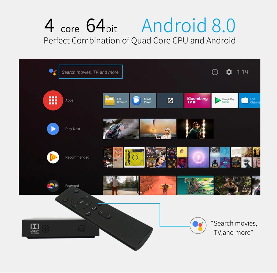 Newest Km8 S905x Voice Search 2g 16g Android 8 0 Google Chrome Cast Google Play Store App Download Android Tv Bo Buy Google Tv Box Satellite Receiver Smart Google Tv Box Google Play Store