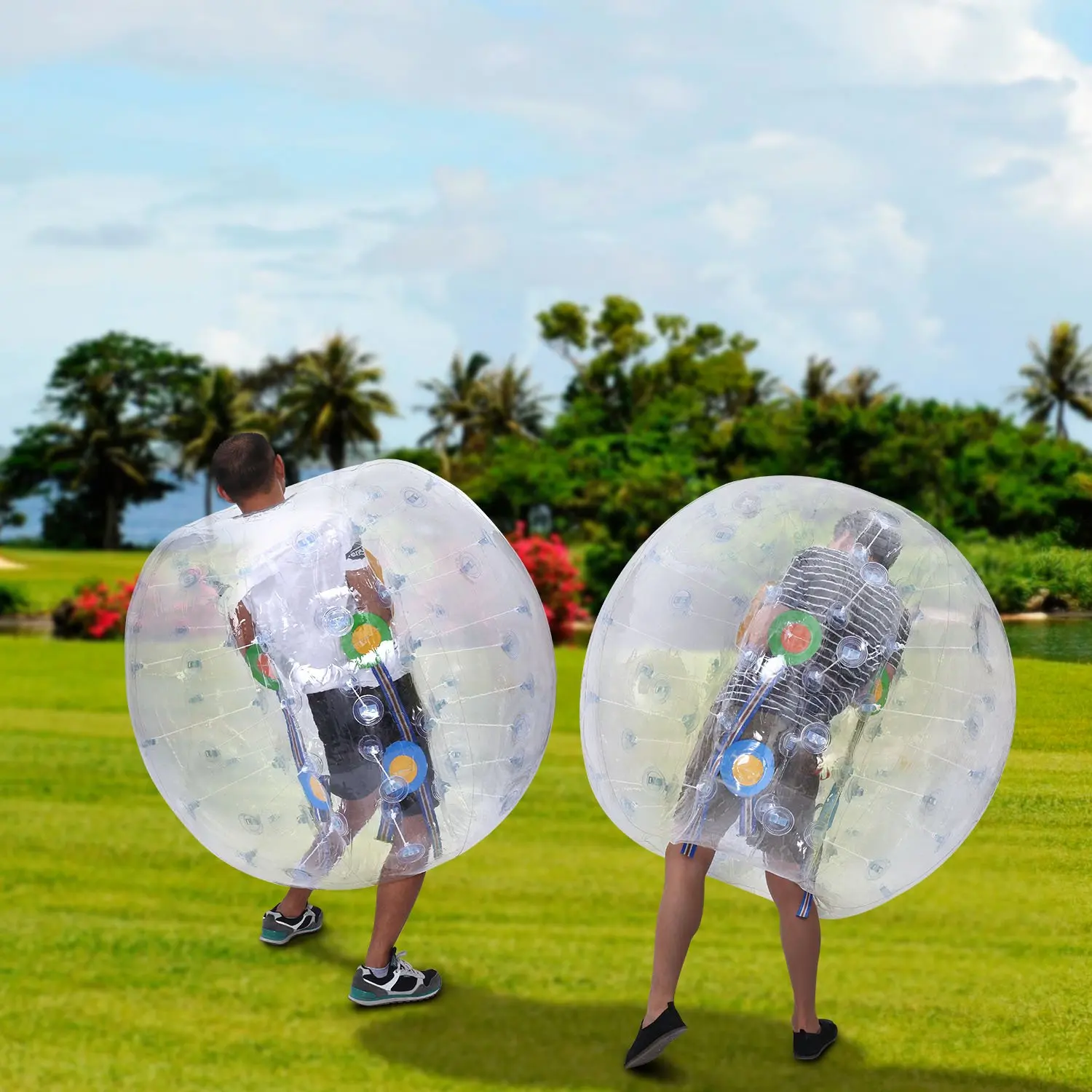 inflatable running ball