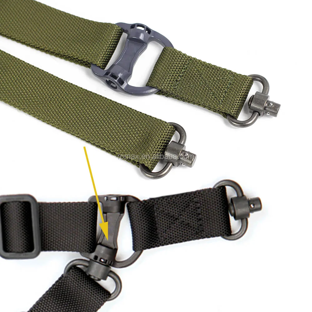 1.25" Tactical Replacement Shoulder Strap With Qd Metal Buckles Sling Adjustable Heavy Duty