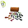 Free sample colored custom size elastic draw string elastic cord rope loop band