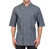 Shanghai Factory OEM custom uniforms chef cook jacket denim chef jacket