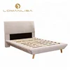 Bedroom furniture king size solid wood bed frame