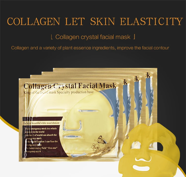 Led korea butterfly gold big facial mask
