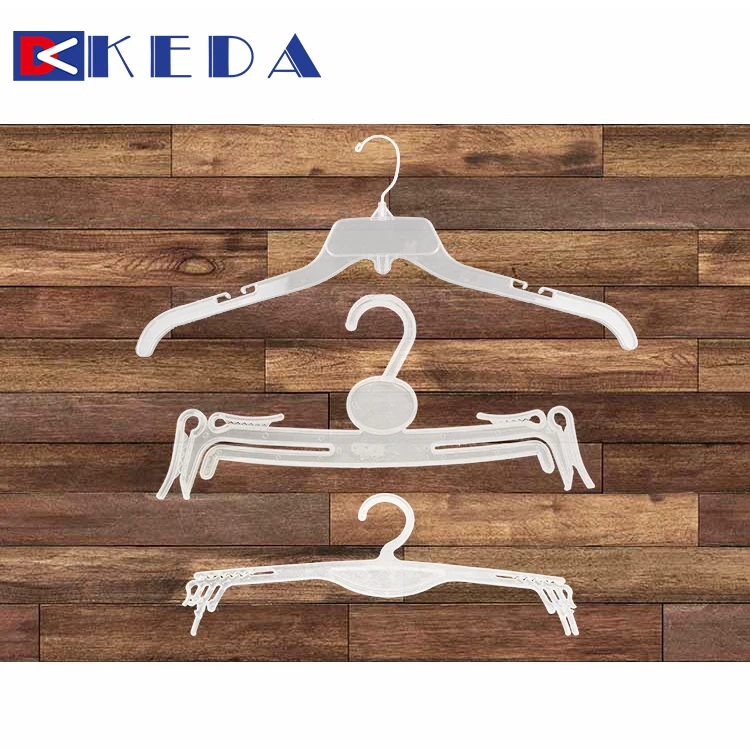Plastic Transparent Hanger For Swimwear Underwear Plastic Lingerie
