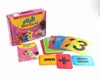 Montessori Education Toy 12 Fine Motor Skill Unbreakable Learning Numbers Cards Matching Lace