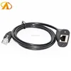 Cat5e RJ45 Male to Female Extension Cable Shielded Ethernet Network Screw RJ45 Panel Mount Cable