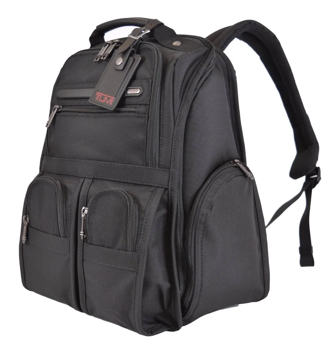 tumi compact nylon laptop brief pack