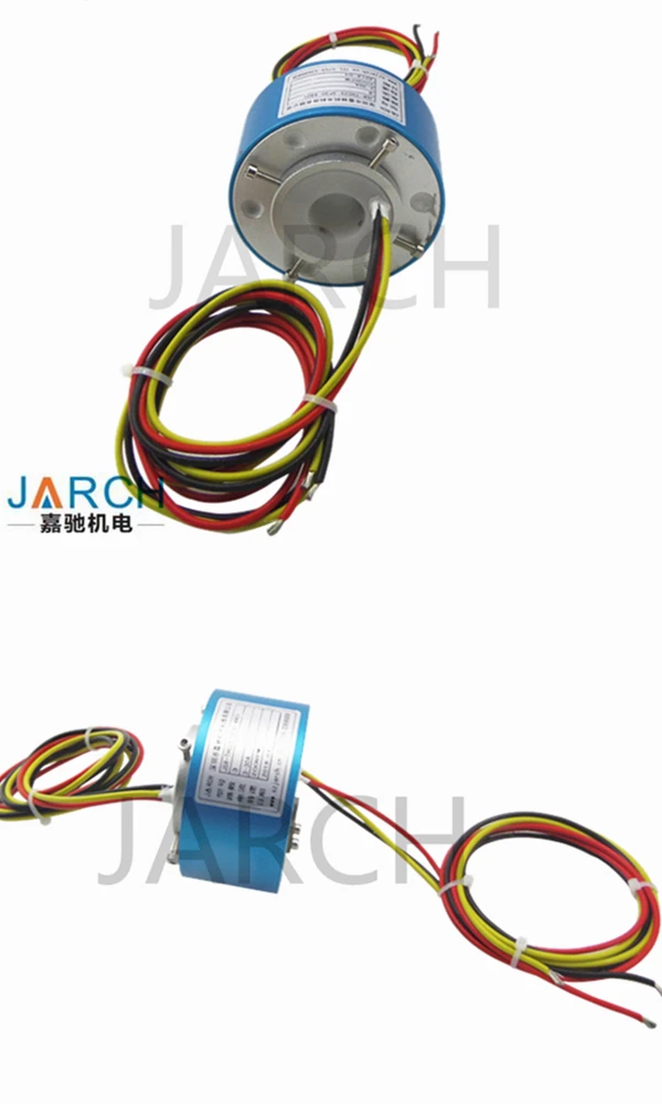 25.4mm OD 78mm Slip Ring Motor Through Bore Electrical Slip Ring