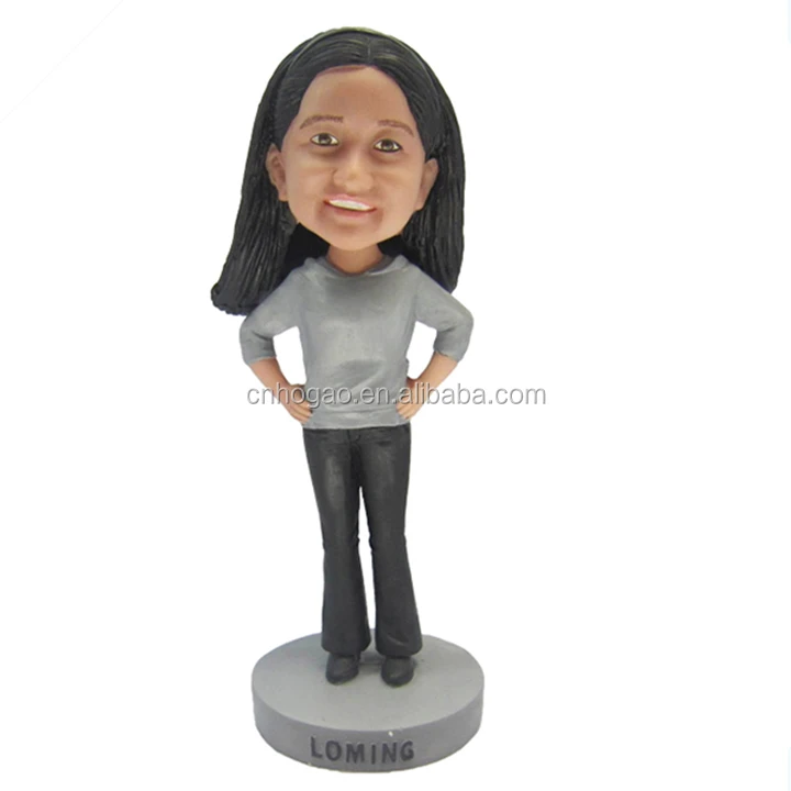 High Quality Custom Secretary Sex Figurine Resin Bobble Heads Buy