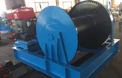 10 Ton Diesel Engine Power Cable Pulling Winch