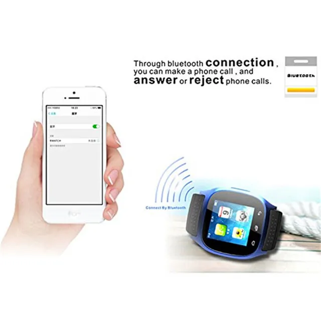 m26 Smart Watch BT-notification Anti-Lost MTK WristWatch for iPhone 4/4S/5/5S Samsung S4/Note 2/Note 3 Android Phone