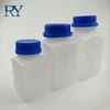 In stock 250ml 500ml 800ml 1000ml flat square semitransparent reagent chemical pe medical bottle bucket