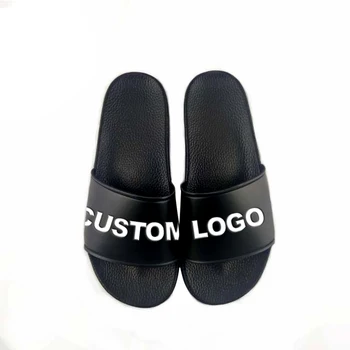 Oem Black Blank Slippers,Custom Made Slippers Brand Name Blank Slide ...