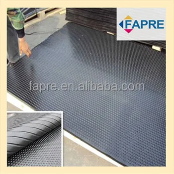 Factory Price Bubbbletop Rubber Mats Rolled Anti Slip Equine