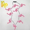 China suppliers provide pink flamingo party supplies led flashing necklace as flamingo gifts