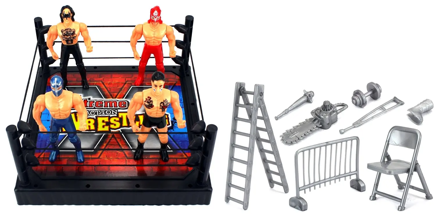 wrestling toy sets