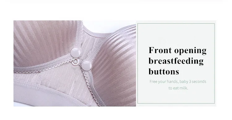 Wireless Sexy Adult Nursing Bra Front Opening Breastfeeding Bra 