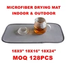 Wholesale drying mat microfiber dish drying mat kitchen super absorbent table drying mat-18x9inch grey