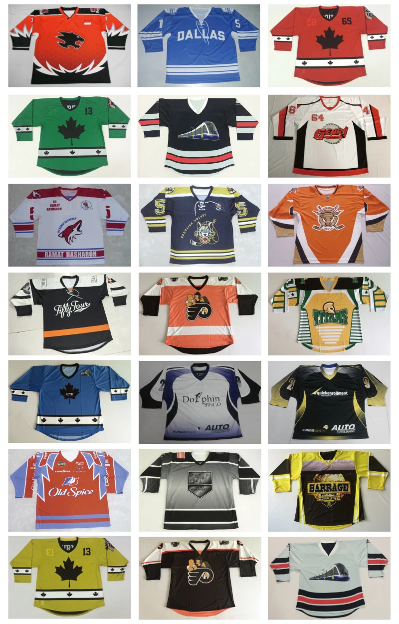 Custom Ice Hockey Jerseys/sublimated Hockey Jerseys Tackle Twill 7xl Made In China Buy Ice