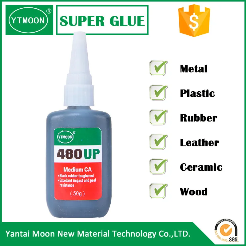 High Performance Rubber Bond Black Super Glue Cyanoacrylate Instant