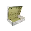 High quality customized corrugated mailer box marble color soft touch eyelash subscription box