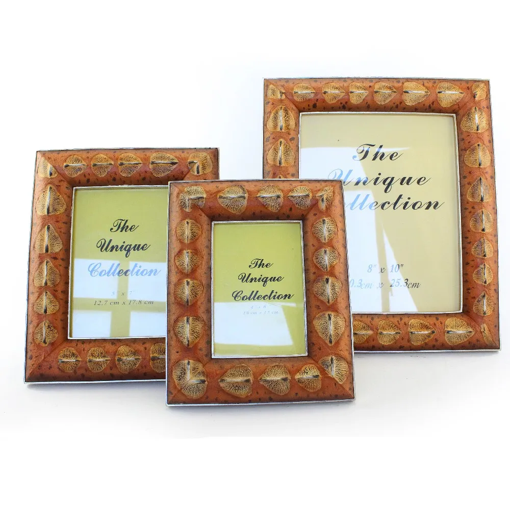 Picture Photo Frame Home Decor Resin Imitation Bamboo European Style Luxury 3D European Modern Lifelike Shine D Availabile supplier