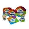 DYPD factory directly wholesale birthday tableware names,beach birthday party tableware