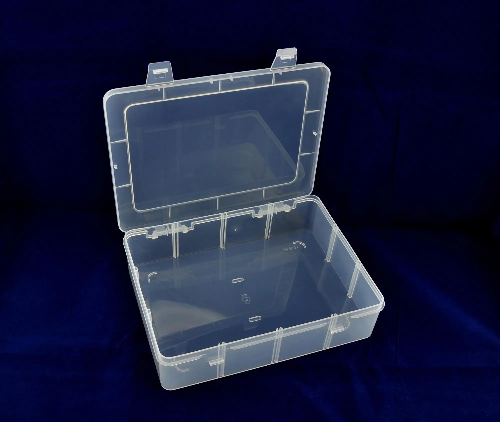 Custom Packaging Plastic Jewelry Storage 12 Compartment Clear Sewing
