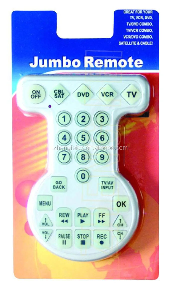 Jumbo Remote Control Unis For