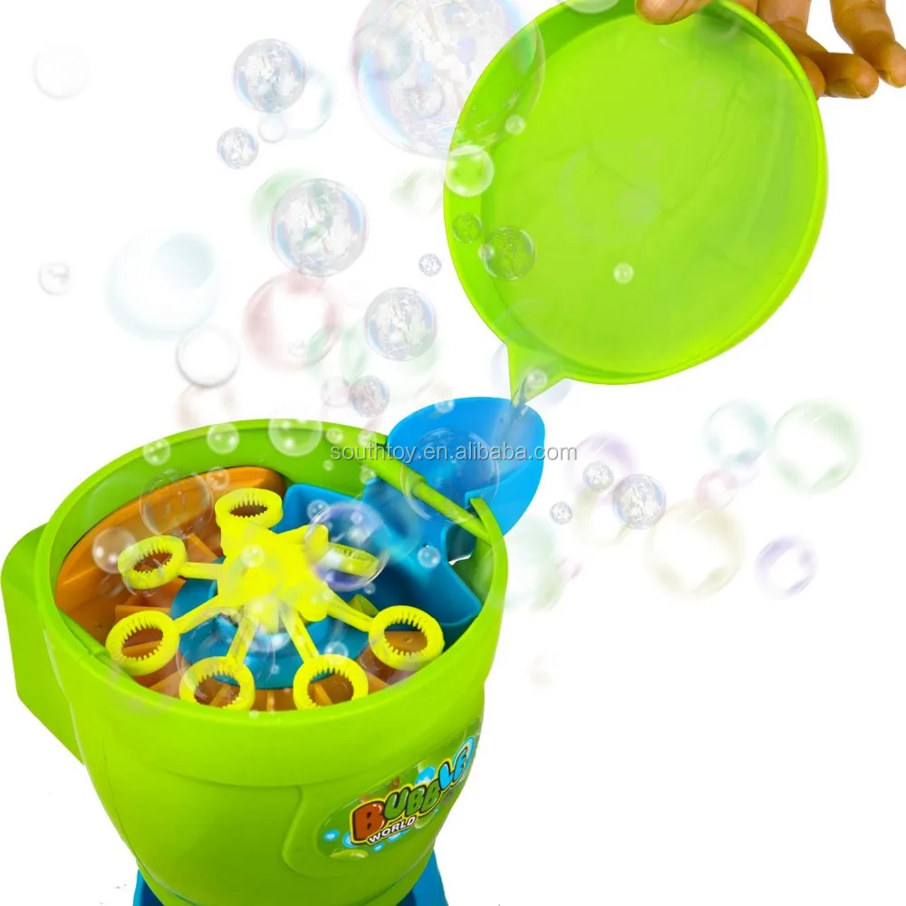 Electric Turbo Bubble Machine Soap Bubble Fountain Blow Bubble In The ...