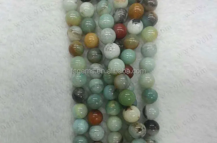 Wholesale Natural Gemstone Beads Amazonite Round Loose Beads