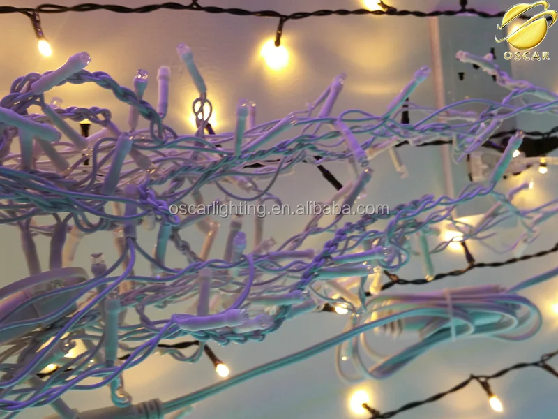 ce rohs PVC cable garland led rain IP44 waterfall icicle lighting outdoor