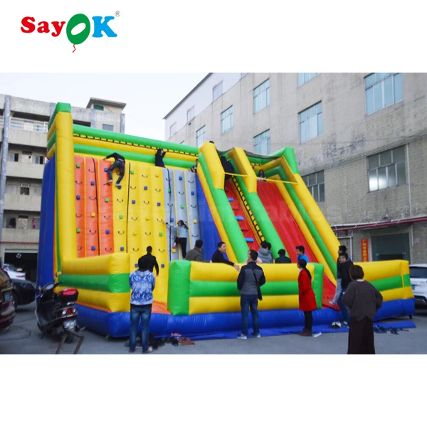 inflatable climbing wall3