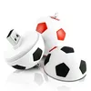 football shape usb flash drive and Soccer usb with keychain 16GB as gift