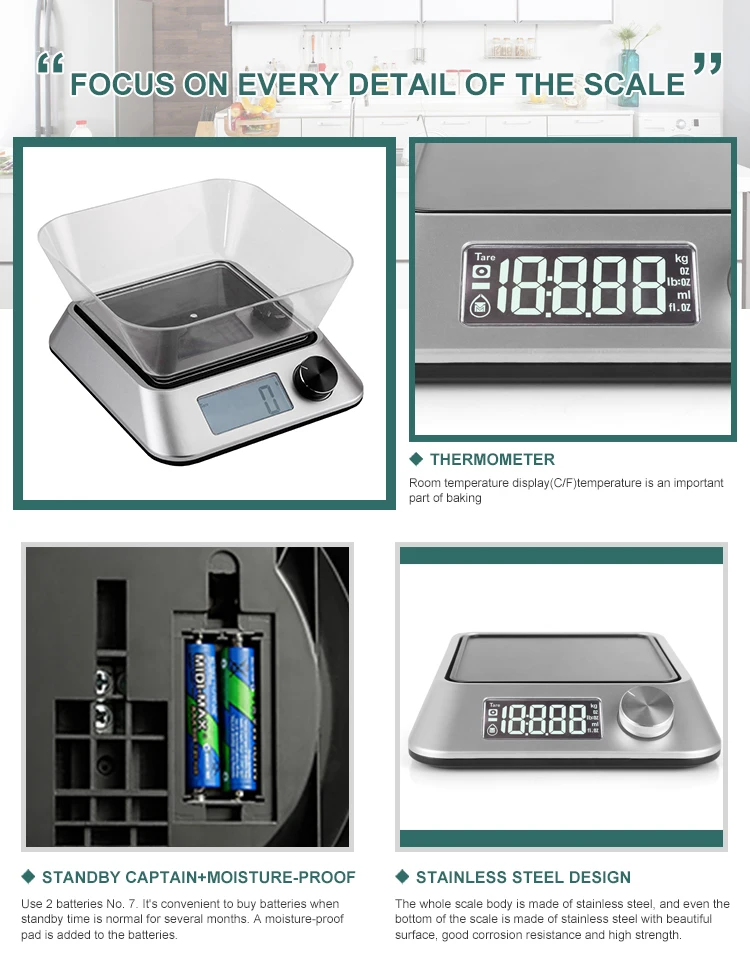 digital electronic kitchen scale