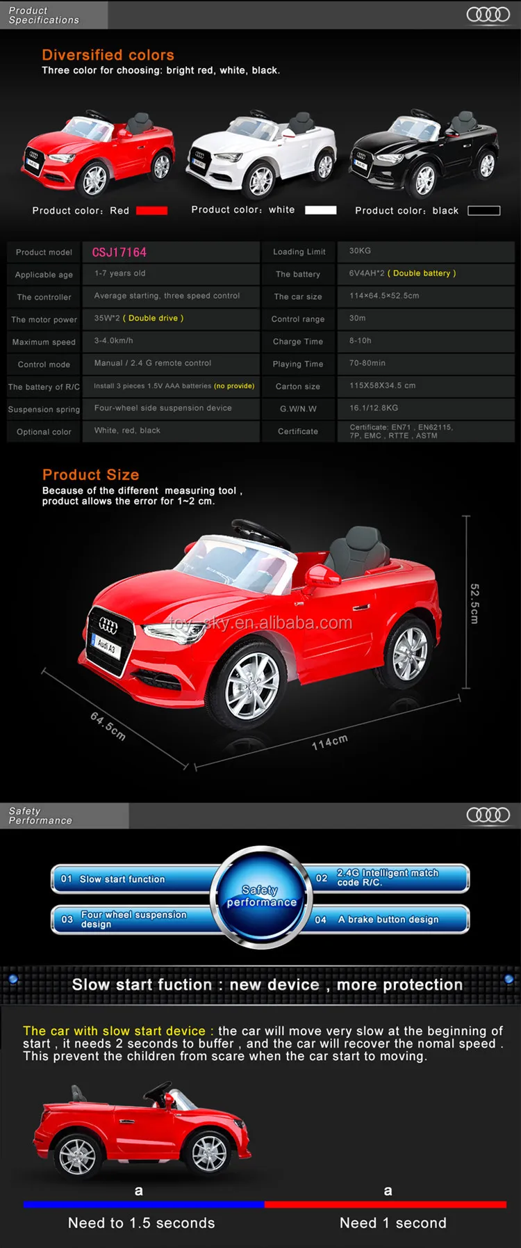 Nouveaux Produits Audi A3 Licence Rc Tour Sur La Voiture Enfant Auto Pour Enfant Jouet Jouets A Enfourcher Buy Jouets A Enfourcher Product On Alibaba Com