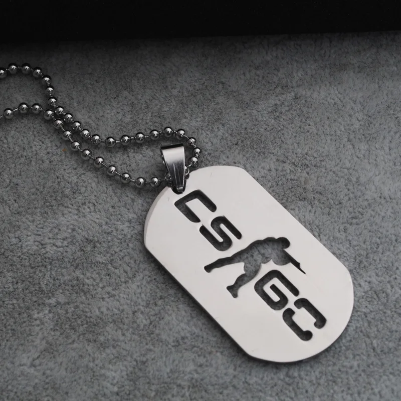 Games Sroundding Jewelry Stainless Steel Cs Go Necklace For Men Csgo ...