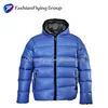 Breathable Men Winter Jacket/Blue Polyester Heavy Winter Jacket