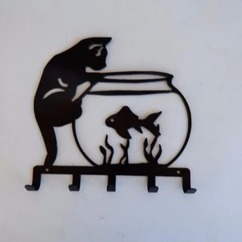 As Seen On Tv Powder Coated Metal Cat Wall Art For Home Decor Tv Powder Coated Metal Cat Wall Art