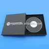 2016 customized logo real leather metal cup coaster with gift box
