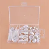 21 Pieces collocation high quality white seamless hooks for photo frame hanging dry wall hooks