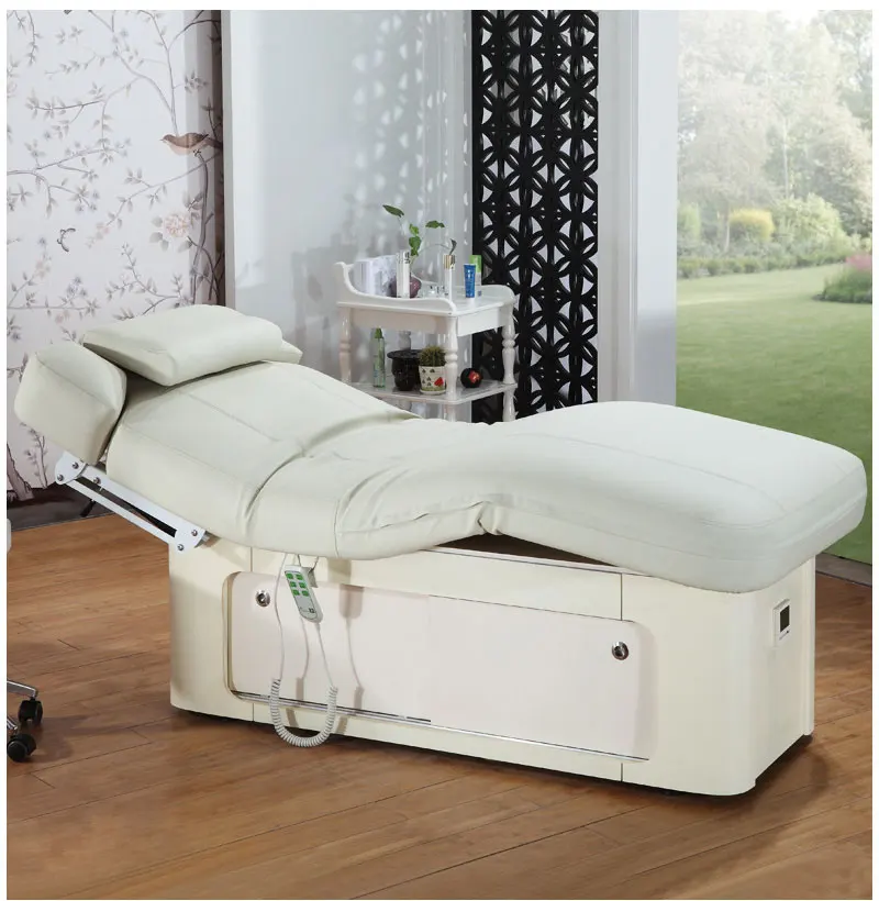 Commercial Furniture Salon Spa Bed Electric Massage Bed Synthetic ...