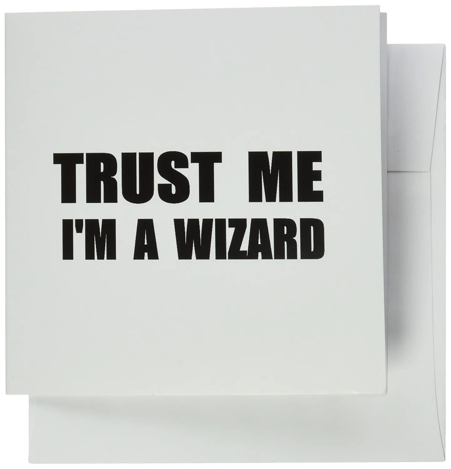22 by 24-Inch 3dRose apr/_195659/_2 Trust Me Im a Wizard Funny Ironic Humor Humorous Fun Joke Irony Medium Length Apron with Pouch Pockets