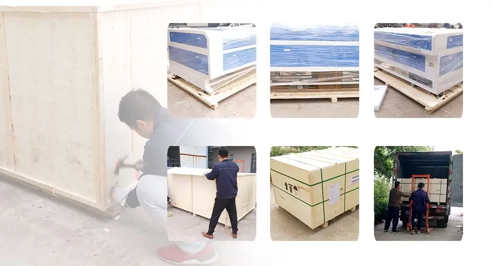 Rubber stamp acrylic wood laser engraving machine price 50W 4040 laser engraver