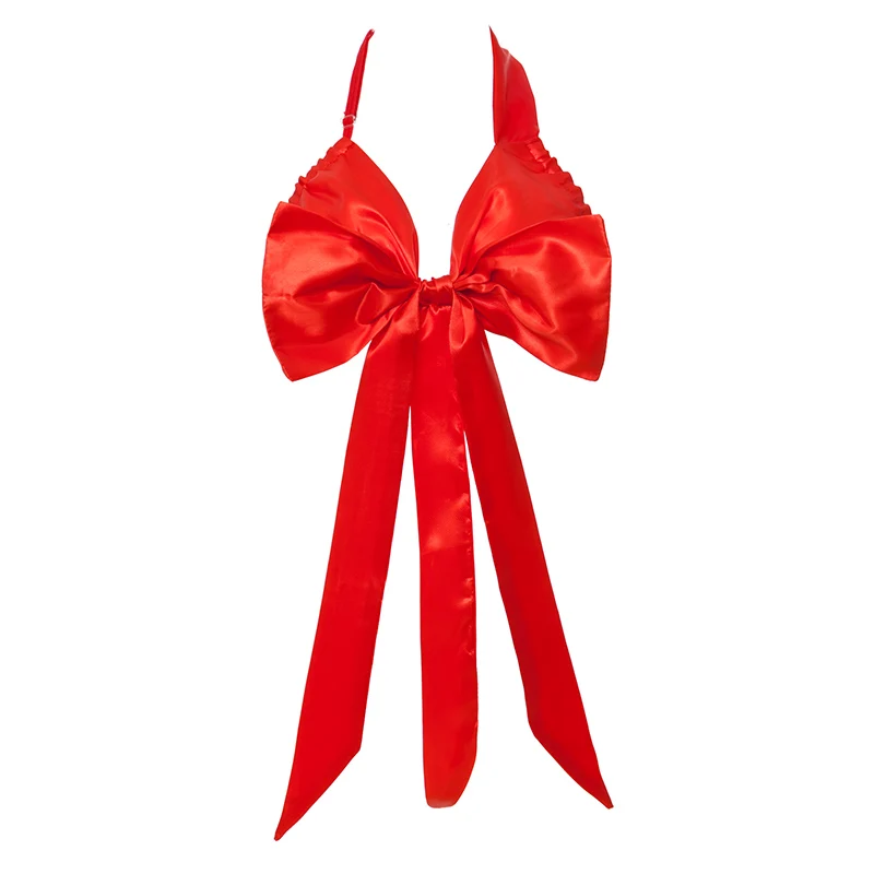 New Christmas Erotic Lingerie Adult Sexy Three Point Siamese Bow Christmas Set Sexy Christmas 3312